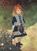 Pierre Renoir Girl and Watering Can oil painting reproduction